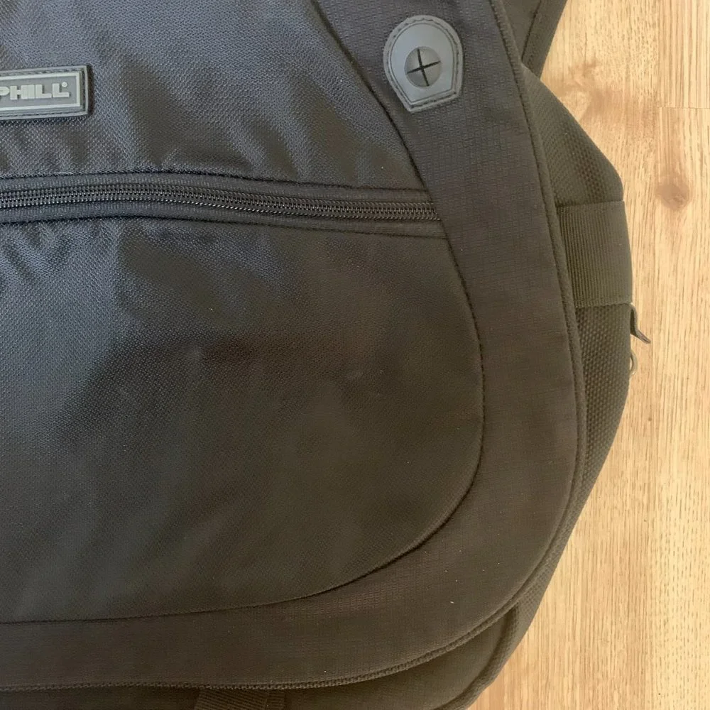 Uphill Black Laptop Bag